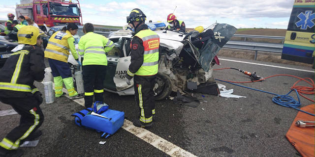 Cuatro heridos tras un accidente múltiple en Casarrubios del Monte