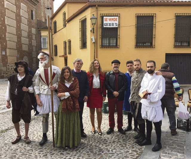 Cervantes en el Mercado de San Jerónimo