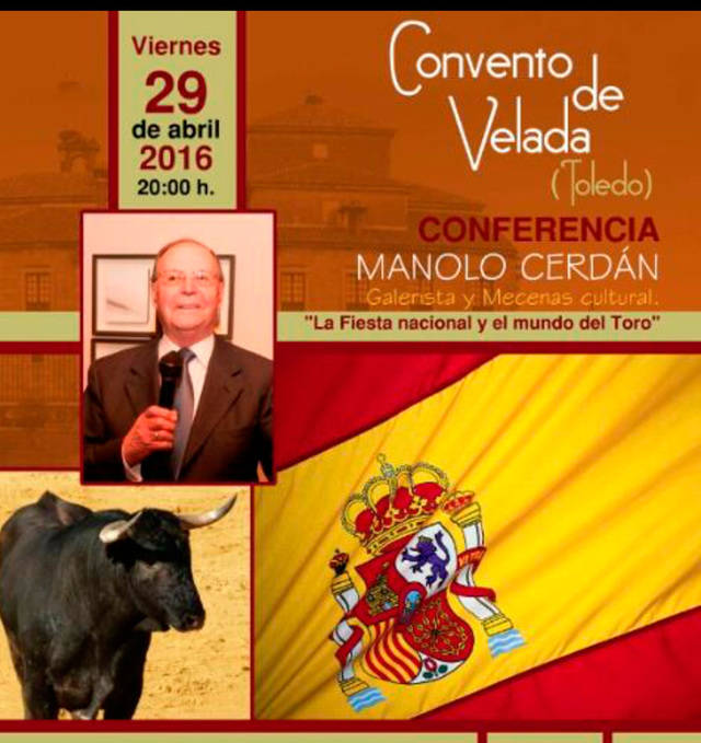 Manolo Cerdán da una conferencia en Velada