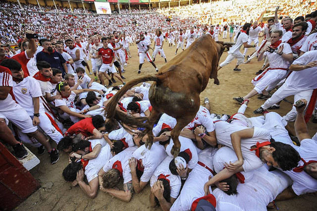 Un toledano herido en San Fermín