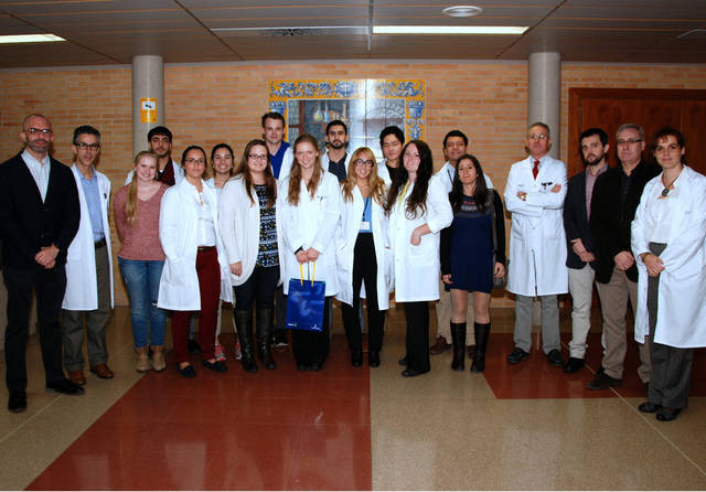 Estudiantes americanos al Hospital de Talavera