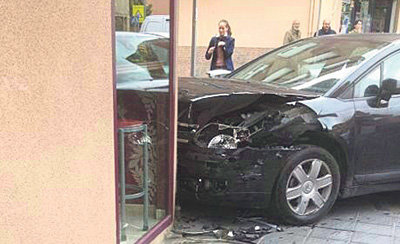 Accidente en Comuneros de Castilla