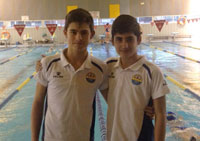 Marcos Martín y Alejandro Sánchez, del CN Aqüis, a la Selección Regional