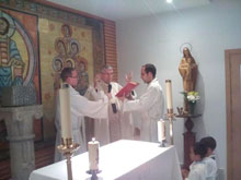 El arzobispo inaugura la nueva capilla de la Iglesia Sagrado Corazón de Jesús