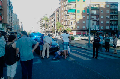 Un hombre de unos 70 años es atropellado en plena tarde en la Avenida de Pío XII