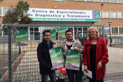 FSP UGT se suma a la campaña informativa contra la privatización de servicios del Hospital de Toledo