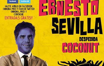 El cómico Ernesto Sevilla, en el Teatro Palenque