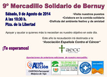 Mercadillo Solidario en Bernuy a favor de la AECC