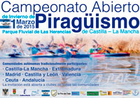 El Parque Fluvial de Las Herencias acoge el Campeonato Abierto de Invierno de Piragüismo este domingo 1 de marzo