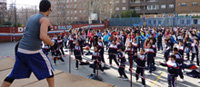 Jornada de deporte, salud y ritmo en el 'Cristóbal Colón'