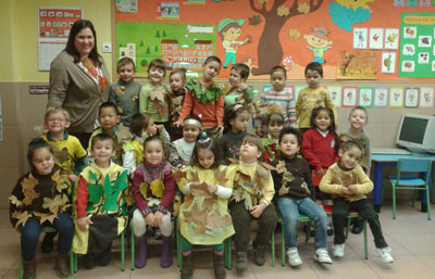 El colegio Juan Ramón Jiménez da la bienvenida al otoño con una gran fiesta