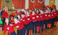 Los alumnos del 'Lope de Vega' demuestran sus conocimientos bilingües con motivos navideños