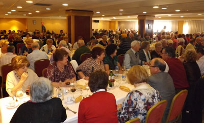 Los mayores talaveranos, de comida multitudinaria