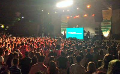 Lleno absoluto en el concierto ‘Ciudad Real 40 Pop Pandorga’ con Caja Rural Castilla-La Mancha