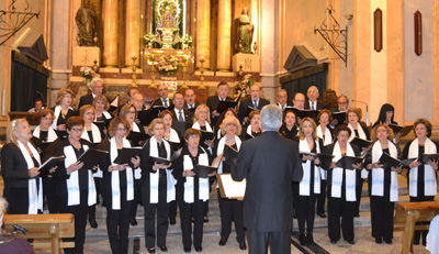 La Coral 'Salvador Ruiz de Luna' ofrece un concierto de Semana Santa en la Basílica