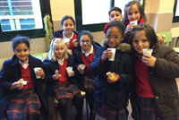 Desayuno navideño en el colegio Juan Ramón Jiménez