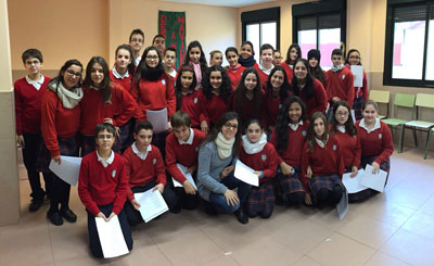 Desayuno navideño en el colegio Juan Ramón Jiménez