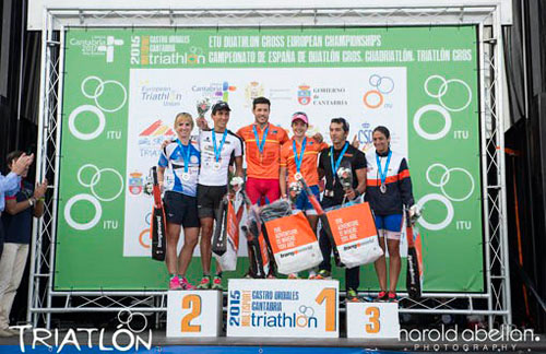 Enrique Peces, campeón de España de Cuadriatlón en Castro Urdiales (Cantabria)