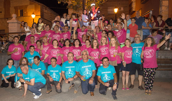 Los nacidos en 1965 en Gamonal celebran su medio siglo de vida por todo lo alto