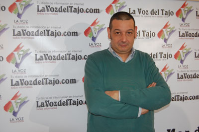 José Luis Bersieres en la redacción de La Voz del Tajo.