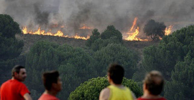 El incendio de Almorox, controlado