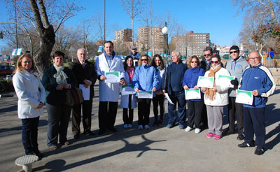 El Ministerio de Sanidad reconoce a los fisioterapeutas del Área de Talavera su trabajo en los parques urbanos con mayores