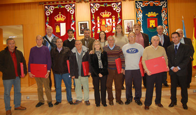 Placas de homenaje a once trabajadores del Ayuntamiento por su jubilación