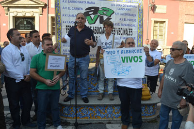 Méndez: “Hoy se escenifica toda la unión de la cuenca del Tajo en la lucha por su río”