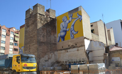 Estado actual de las obras en la Plaza de San Miguel. (LVDT).