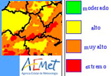 Talavera y comarca, con riesgo alto y muy alto de incendio forestal