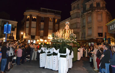 Pasión a golpe de saeta en el Jueves Santo talaverano