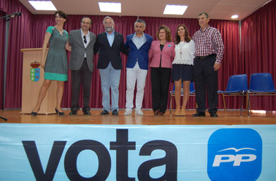 Un momento del acto electoral del PP en Gamonal.