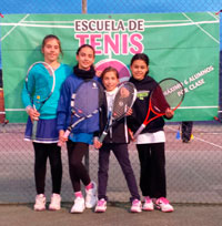 El Regional de Tenis Alevín Femenino se tiñe del color blanquiazul