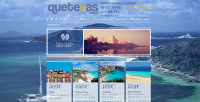 'Quetevas.com', una nueva forma de viajar al mejor precio