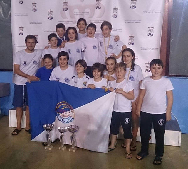 Los benjamines del Aqüis, campeones regionales