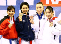 La talaverana Sandra Sánchez se proclama subcampeona de kata en el Open de París