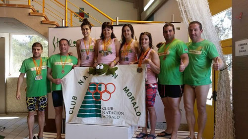 Tamara Blázquez y Gustavo Aguado vuelven a brillar en el Master de Aragon de Natación