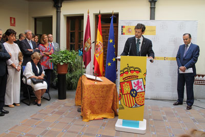 Gregorio preside el acto de toma de posesión del nuevo subdelegado del Gobierno en Toledo, Fernando Sanz