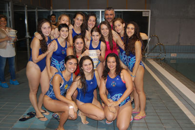 Las chicas del waterpolo Poseidón logran el segundo puesto en su torneo local