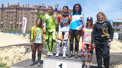 Buenos resultados para los pilotos del club BMX Los Pinos en Madrid