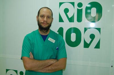 El veterinario Antonio Folch, del Centro Veterinario Pío 109. (Foto: J.F.)