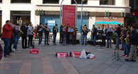 Villancicos solidarios en la Plaza de San Francisco