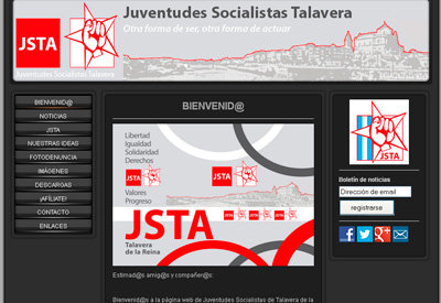 Juventudes Socialistas de Talavera estrena nueva web