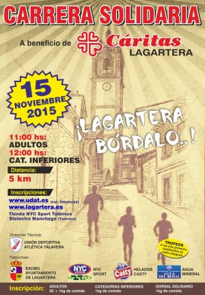 Carrera Solidaria en Lagartera para Cáritas