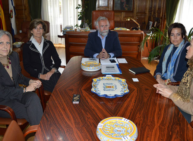 Ramos recibe a la delegación de UNICEF