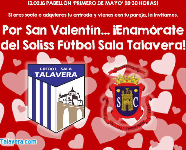 El Soliss FS Talavera se suma a San Valentín