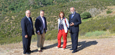 García-Tizón conmemora el Día Mundial del Medio Ambiente visitando la Vía Verde de la Jara