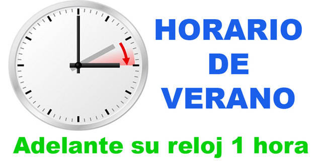 Esta noche cambio de hora. Volvemos al horario de verano