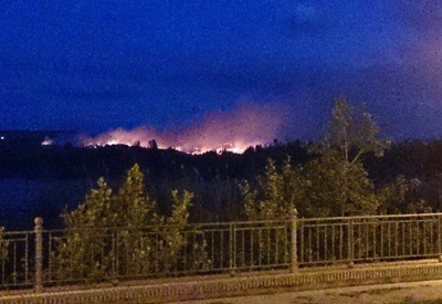 Incendio de grandes proporciones en el Cerro Negro