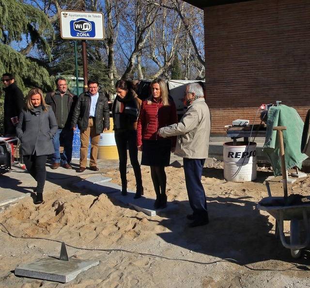 Siguen las obras en la zona de Puerta Bisagra